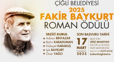 Çiğli Belediyesi Fakir Baykurt Roman Ödülü 6. Kez verilecek
