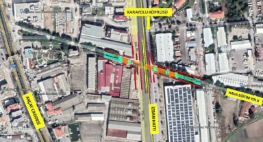 Gaziemir trafiği rahatlayacak... Hava Eğitim Yolu Taşıt Üst Geçidi’nde son viraj