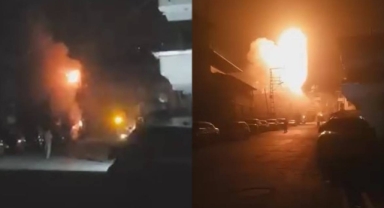 Trafo bomba gibi patladı!