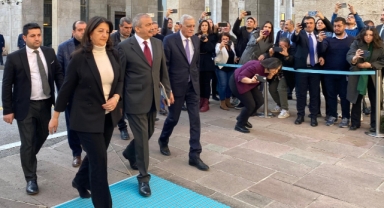 DEM Parti heyeti TBMM Başkanı Kurtulmuş ile görüştü