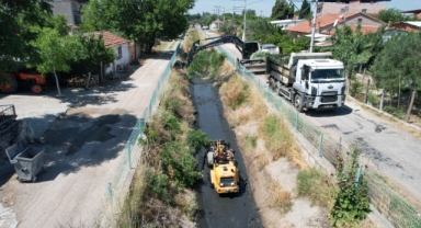 Manisa'da 280 kilometre dere yatağı temizlendi