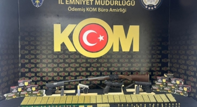 İzmir'de ruhsatsız silah operasyonu: 3 gözaltı