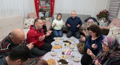 Başkan Pehlivan, orucunu şehit ailesiyle açtı