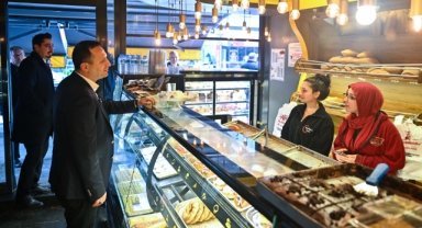Bornova’da esnafa destek ziyareti