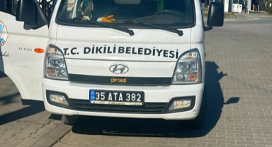 Dikili Belediyesi’nin ‘ATA’ plakalı çöp taksi inadı!