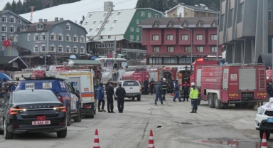 Uludağ’da Kervansaray Otel’de yangın