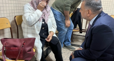 Aslanoğlu tutuklu gençler için Adliye'de