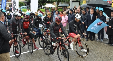 60. Cumhurbaşkanlığı Türkiye Bisiklet Turu'nun 5. etabı hava şartları nedeniyle iptal edildi