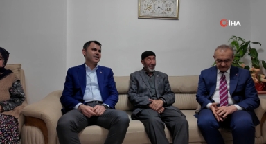 Bakan Kurum köy evine misafir oldu!