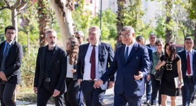 Başkan Tugay’dan AB Heyetine çevre ve sürdürülebilirlik tanıtımı