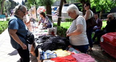 Bornovalı kadınların El Sanatları Sergisi Büyükpark’ta açıldı