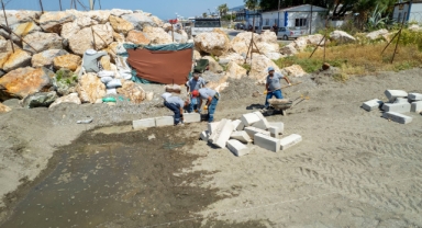 Güzelbahçe’de tekneler için çekek yeri yapıldı