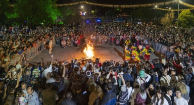 Hıdırellez ateşi Kültürpark’tan yükseldi