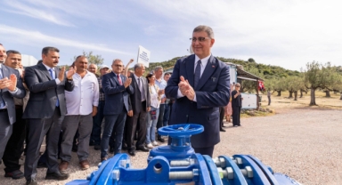 İzmir’de tarıma güçlü destek... Yahşibey Sulama Göleti hizmete açıldı