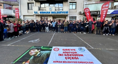 Konak'ta grev başladı... 1500 işçi iş bıraktı