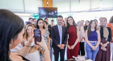 Bayraklılı öğrenciler sınav öncesi moral depoladı