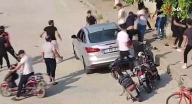 Bayram günü meydan savaşı gibi kavga