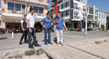 Foça Belediyesi’nin iskele projesi vatandaştan tepki aldı