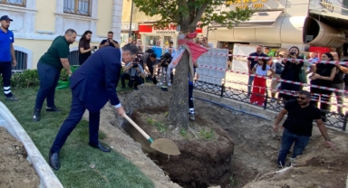 İzmir'in hafızasına bir çınar daha eklendi… İlk toprağı Başkan Tugay'dan!