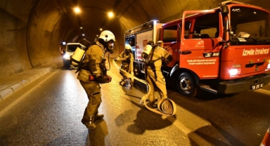 İzmir itfaiyesi Konak Tüneli’nde olası felaketlere karşı hazır
