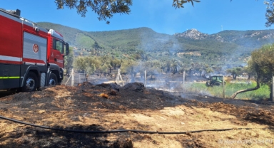 İzmir İtfaiyesi'nden Torbalı, Kınık ve Menderes’teki yangınlara müdahale