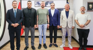 İzmirli belediye başkanlarından Görkem Duman'a destek ziyaret!