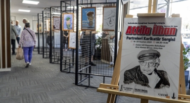 Karşıyaka’da Attila İlhan’ın 100. yaşına özel karikatür sergisi