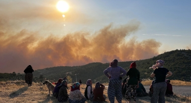 Manisa’daki orman yangını ikinci gününde devam ediyor