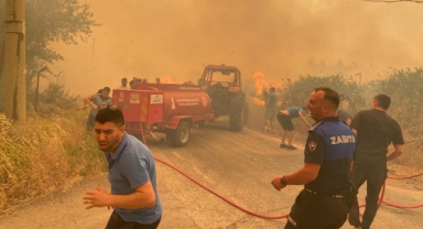 Menderes'te yangın büyüyor… 5 mahalle tahliye ediliyor!
