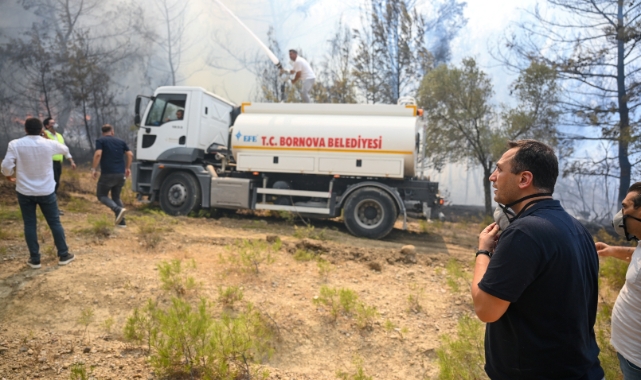 Bornova Belediyesi Gökdere’de 200 personelle seferber oldu