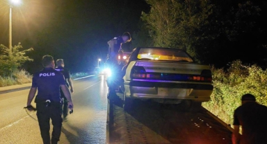 Çaldığı otomobil ile polise yakalandı!