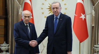 Cumhurbaşkanı Erdoğan, MHP Genel Başkanı Bahçeli ile görüştü