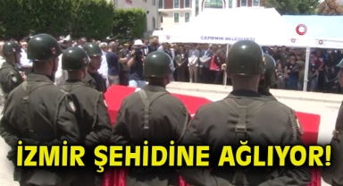 İzmir şehidine ağlıyor!