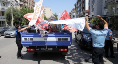 Karşıyaka'da işgal denetimleri devam ediyor
