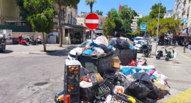 Konak'ta hastane önüne yakışmayan görüntüler!