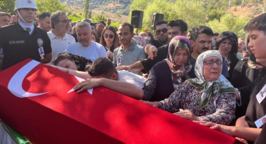 Şehit orman işçisi Ragıp Şahin, son yolculuğuna uğurlandı!