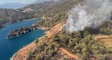 Alevler bu kez Fethiye'den yükseldi