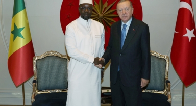 Cumhurbaşkanı Erdoğan, Senegal Başbakanı Sonko’yu kabul etti