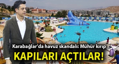 Karabağlar'da Havuz Skandalı: Mühür Kırıp Kapıları Açtılar