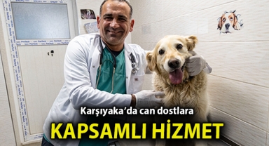 Karşıyaka’da can dostlara kapsamlı hizmet