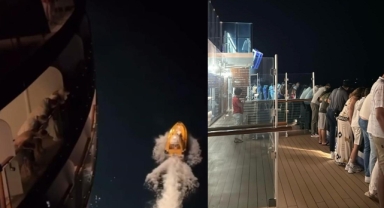 Marmara Adası açıklarında yolcu gemisinde panik: 1 kişi denize düştü