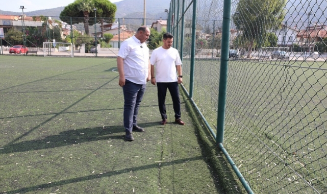 Orta Mahalle’de sahalar yenilenecek