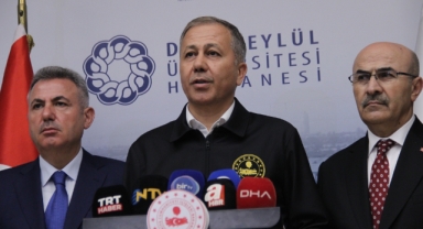 Bakan Yerlikaya’dan İzmir’de yaralılara ziyaret!