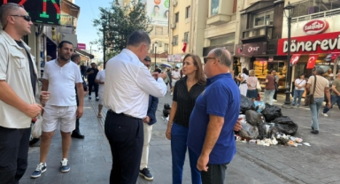 Başkan Tugay ‘Karşıyaka’daki çöp krizine bizzat el attı!
