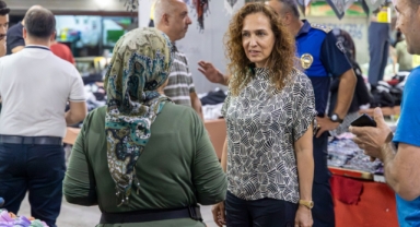 Başkan Ünsal'dan pazar yeri ziyareti