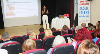 Bayraklı'da sağlıklı ve dengeli beslenme semineri
