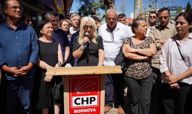 CHP Bornova’da ‘baba evi’ nöbeti