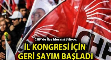 CHP'de İlçe Mesaisi Bitiyor: İl Kongresi İçin Geri Sayım Başladı