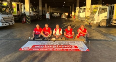 Karşıyaka'da eylem sürüyor: İşçiler şantiye girişini kapattı!