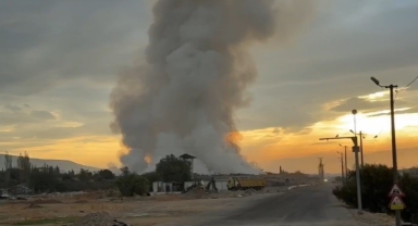 Kemalpaşa çöplüğünde yangın: Kötü koku ve duman kenti kapladı